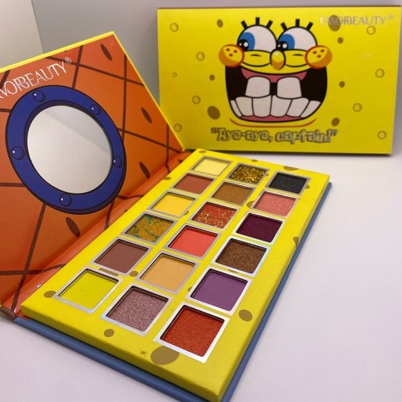 Favor Beauty Other - Spongebob Squarepants Yellow Eyeshadow Palette 18 pan palette